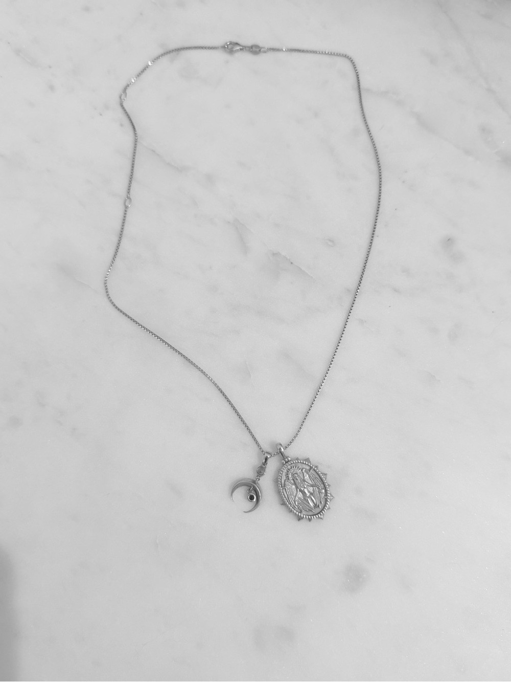 Awe Inspired Special Edition Lilith necklace with crescent moon pendant. - Picture 3 of 4